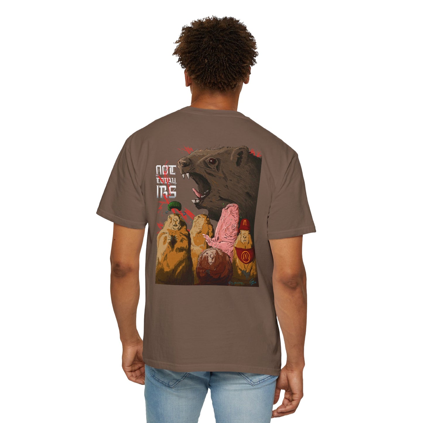 Not Today IRS - T-Shirt (Back)