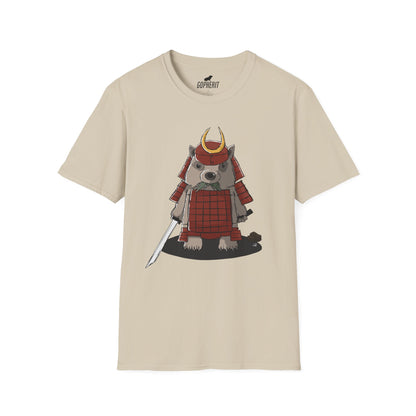 Wombat Samurai - T-Shirt (Front)