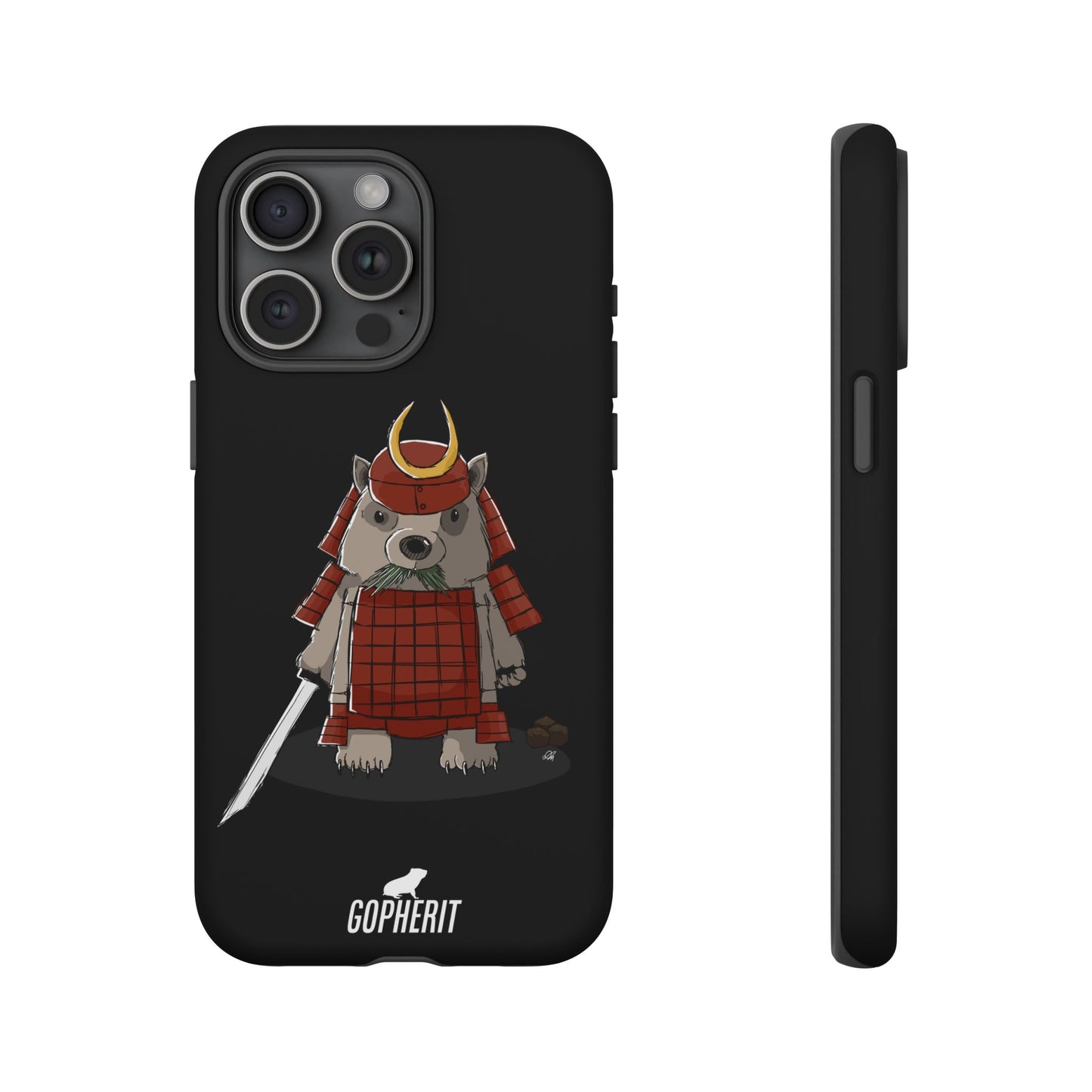 Wombat Samurai - Phone Case