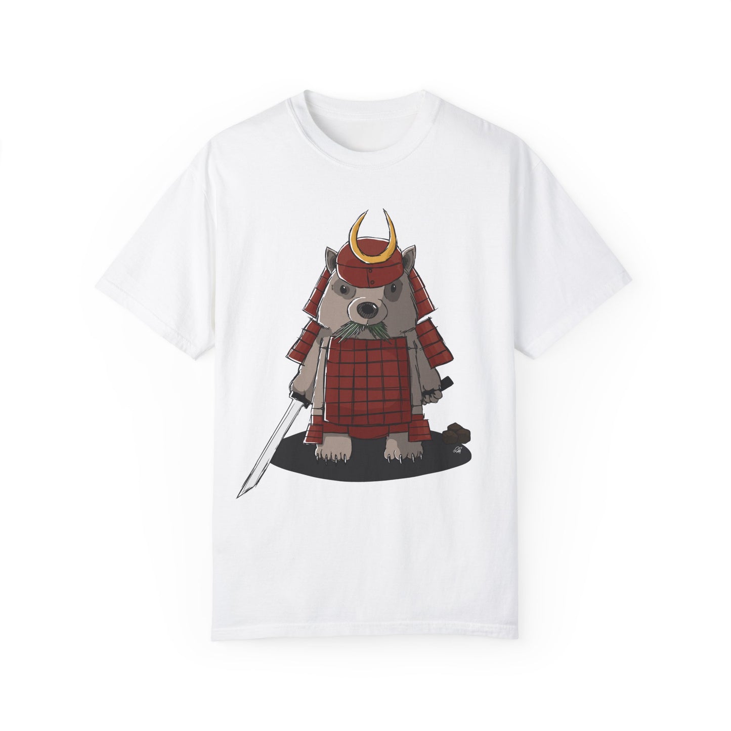 Wombat Samurai - T-Shirt (Front)