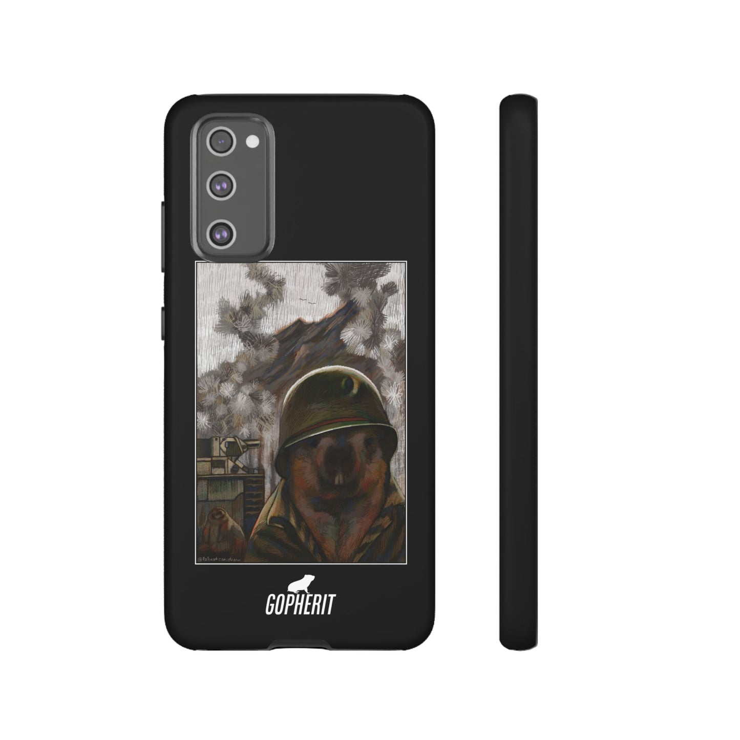 Thousand Marmot Stare - Phone Case